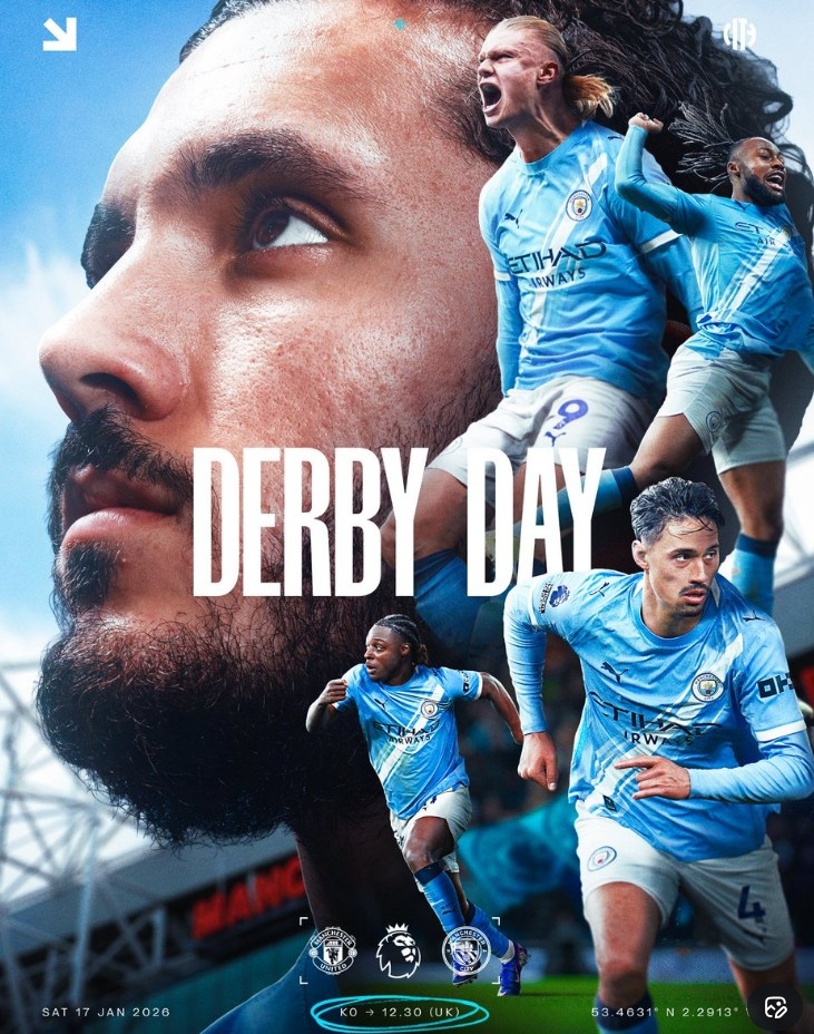 开云体育下载-曼城官推晒海报预热本轮曼市德比：哈兰德、塞梅尼奥、多库出镜